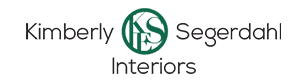 A green background with the words " k. S. Interiors ".